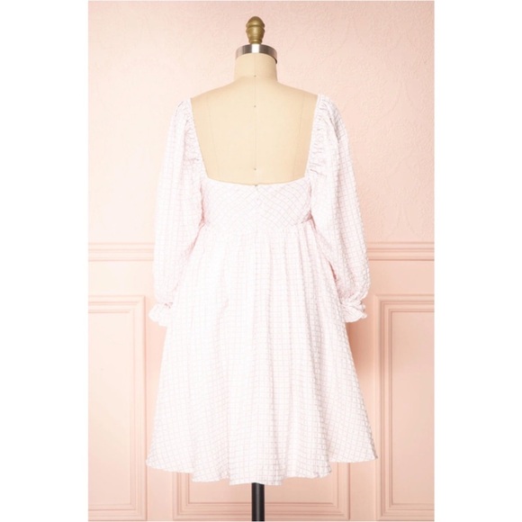 Storia | NWT Gingham Plaid Babydoll Dress Size Large - Picture 6 of 9